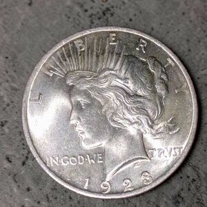 Silver 1923 Peace Dollar Collectible Coin
